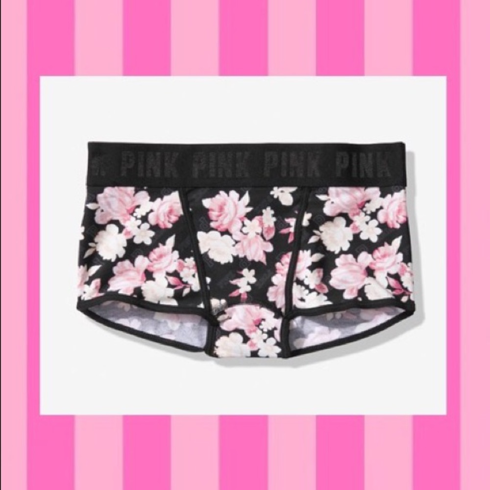 🌸 Victoria’s Secret Pink Logo Boyshort
